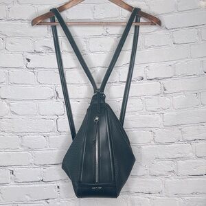 Calvin Klein Moss Black Convertible Sling Bag Excellent Condition